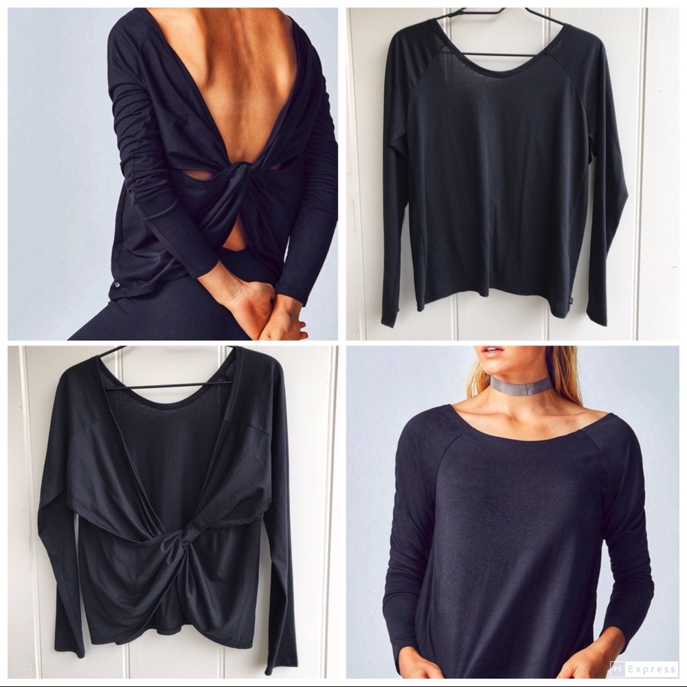 Fabletics Aviana TwistBack+Palisades Scoop Neck S